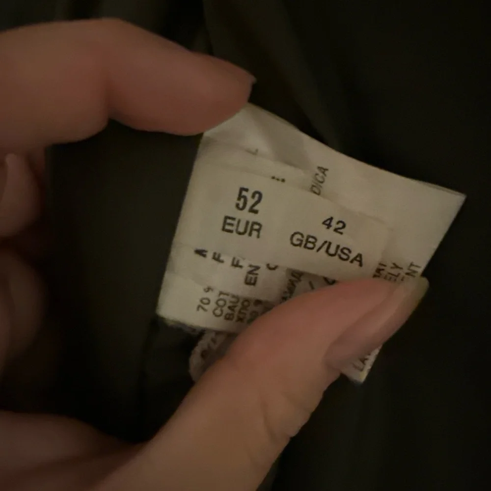 Luhta (Finland) Olive Green Long Trench Coat Vintage - Picture 8 of 12